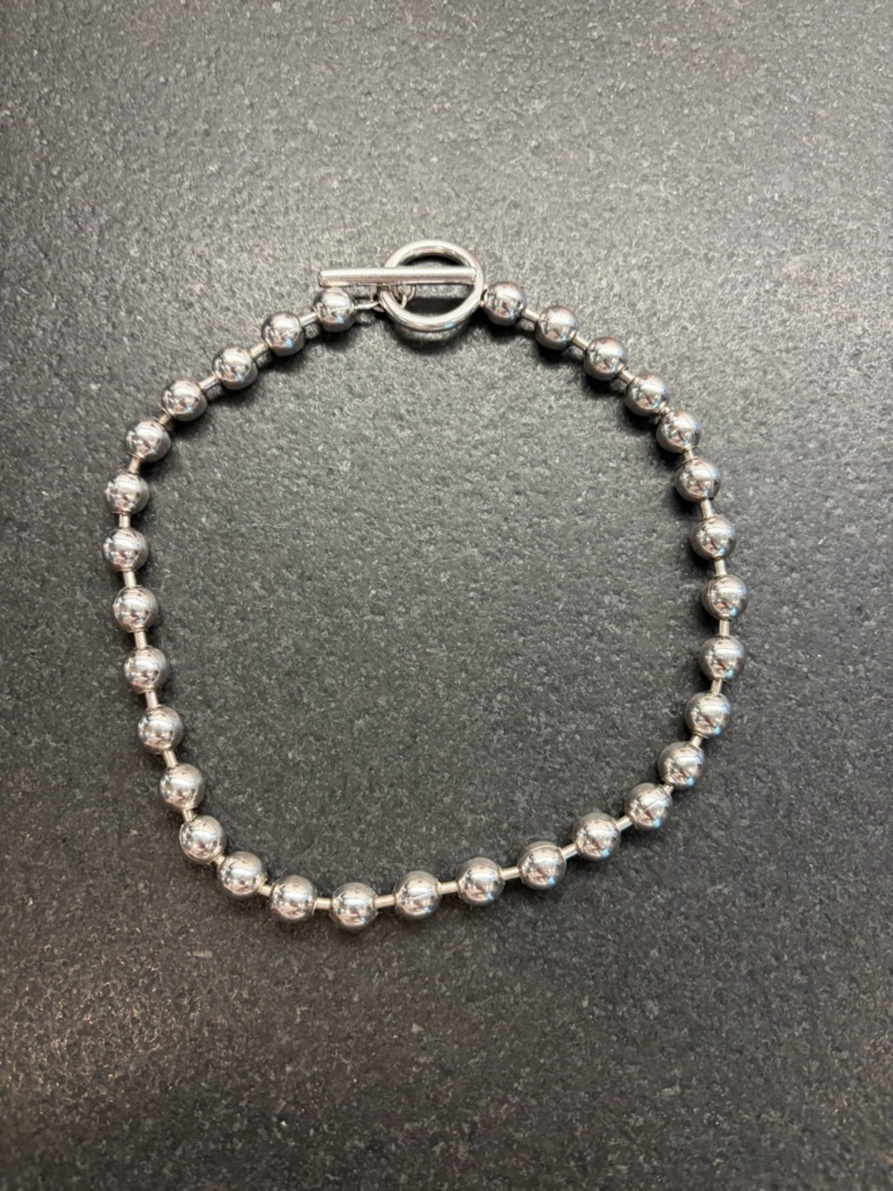 Jennifer Fisher Metal Orb Toggle necklace